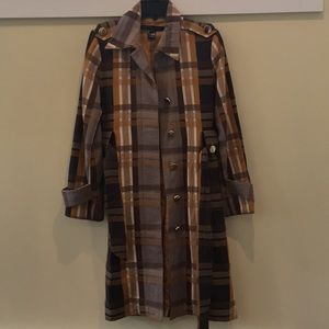 Marc Jacobs Plaid Trenchcoat